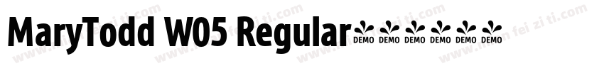 MaryTodd W05 Regular字体转换